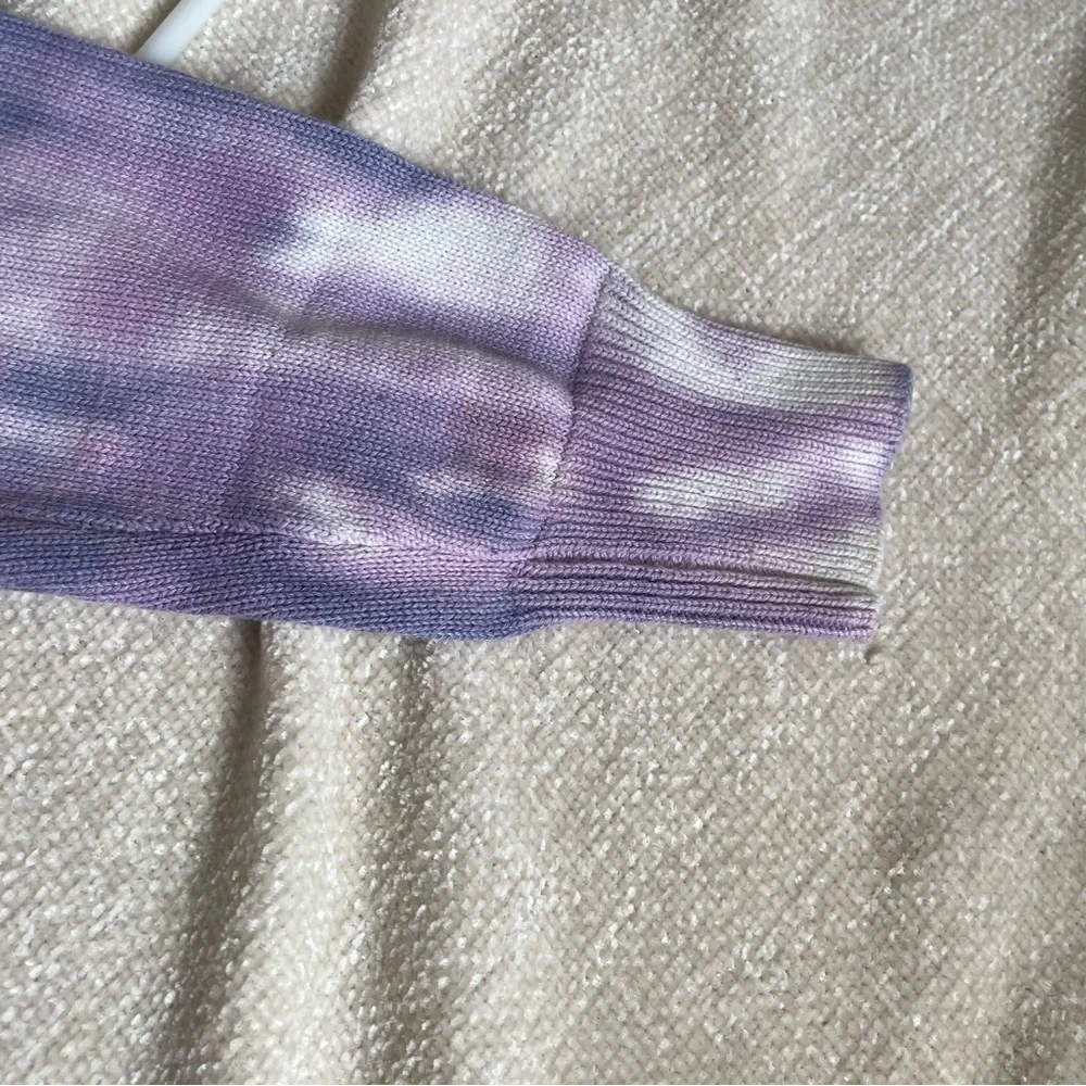 Design History woman tie dye purple white sweater size s - Picture 13 of 13